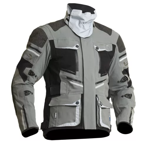 Geacă moto textil Lindstrands Sunne gri/negru
