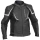 Geacă moto piele/textil Lindstrands Sanden negru