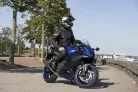 Geacă moto piele/textil Lindstrands Sanden negru