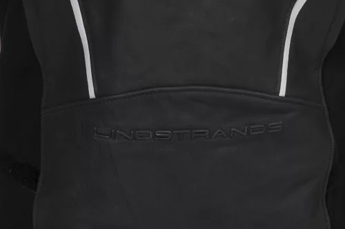 Geacă moto piele/textil Lindstrands Sanden negru