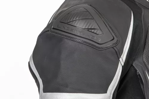 Geacă moto piele/textil Lindstrands Sanden negru