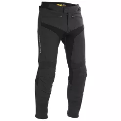 Pantaloni moto piele/textil Lindstrands Sanden negru