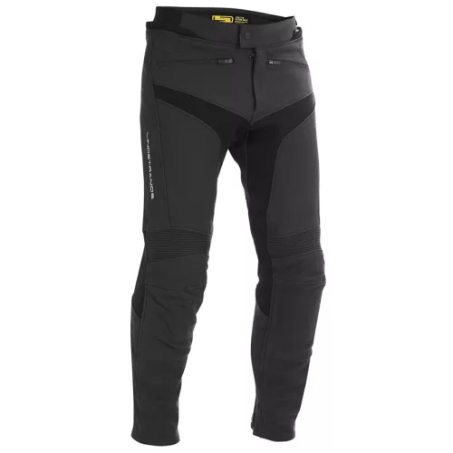 Pantaloni moto piele/textil Lindstrands Sanden negru