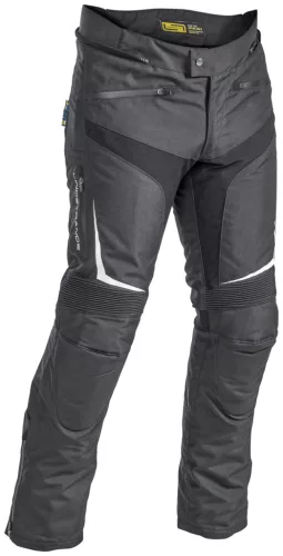 Pantaloni moto textil Lindstrands Sandvik negru/alb