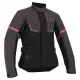 Geacă moto textil damă Lindstrands Lomsen gri/negru