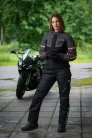 Geacă moto textil damă Lindstrands Lomsen gri/negru