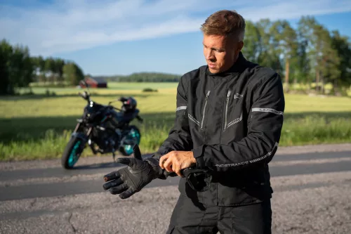 Geacă moto textil Lindstrands Lomsen negru