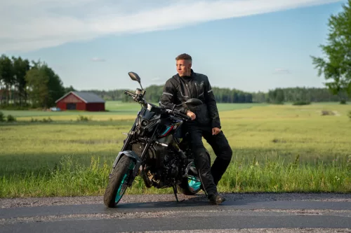 Geacă moto textil Lindstrands Lomsen negru