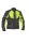 Geacă moto textil Lindstrands Lomsen negru/galben fluo