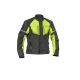 Geacă moto textil Lindstrands Lomsen negru/galben fluo