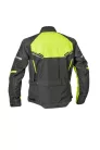Geacă moto textil Lindstrands Lomsen negru/galben fluo
