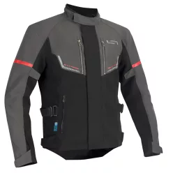 Geacă moto textil Lindstrands Lomsen gri/negru