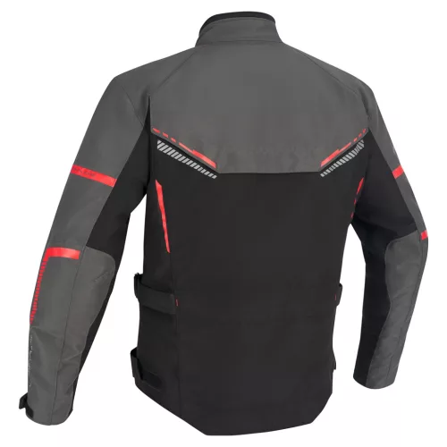 Geacă moto textil Lindstrands Lomsen gri/negru