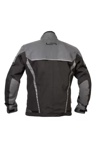 Geacă moto textil Lindstrands Bydalen negru/gri oțel