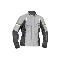 Geacă moto textil Lindstrands Backafall gri/negru