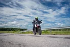 Geacă moto textil Lindstrands Backafall gri/negru