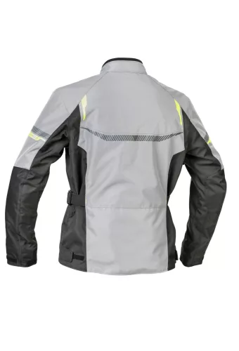 Geacă moto textil Lindstrands Backafall gri/negru
