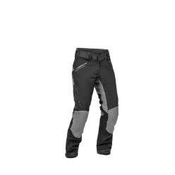 Pantaloni moto textil Lindstrands Lofsdalen negru/gri oțel
