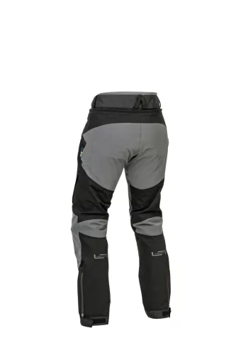 Pantaloni moto textil Lindstrands Lofsdalen negru/gri oțel