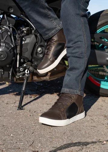 Pantofi moto Lindstrands Urban maro