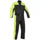 Combinezon de ploaie Lindstrands Sidvallen negru/galben fluo