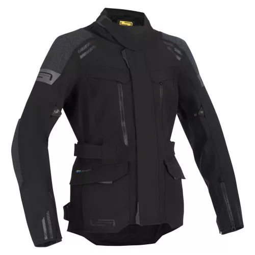 Geacă moto textil damă Lindstrands Storbo negru
