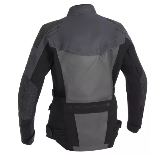 Geacă moto textil damă Lindstrands Storbo grafit/negru