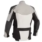 Geacă moto textil Lindstrands Storbo gri deschis/negru