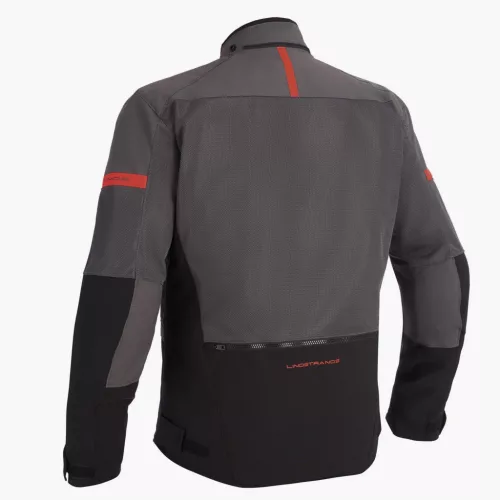 Geacă moto textil Lindstrands Rexbo V2 gri/negru