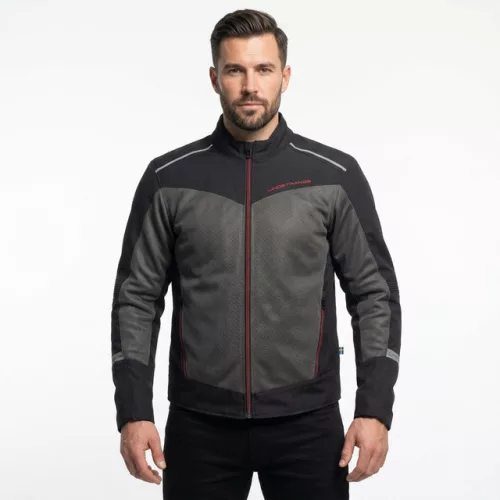 Geaca Lindstrands Delsbo negru/gri