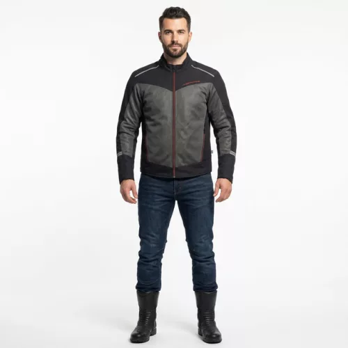 Geaca Lindstrands Delsbo negru/gri