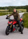 Geacă moto textil Lindstrands Hamra oliv