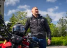 Geacă moto textil Lindstrands Saxby negru