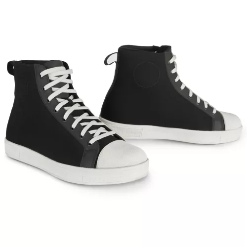 Pantofi moto Lindstrands Con gri/alb