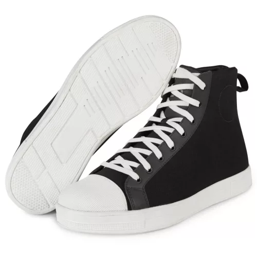 Pantofi moto Lindstrands Con gri/alb