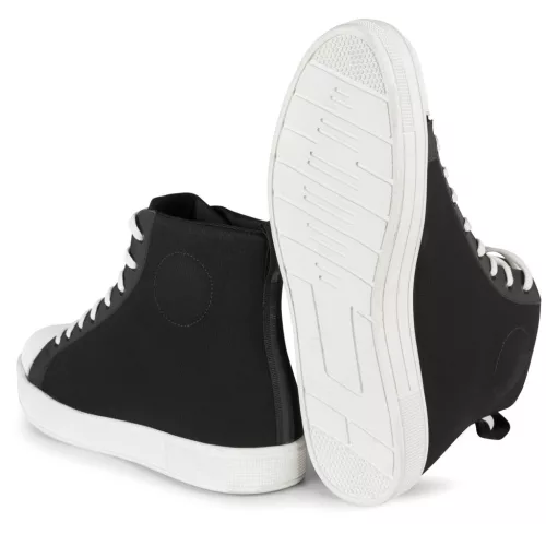 Pantofi moto Lindstrands Con gri/alb