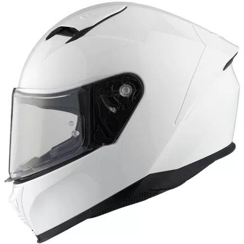 Casca AMOQ FI100 Solid Alb lucios