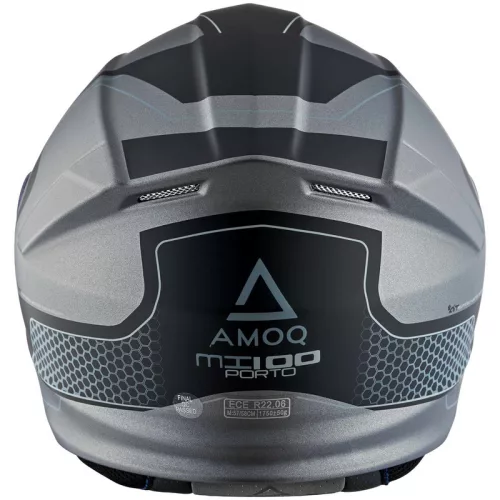 Casca AMOQ MI100 Porto negru/gri