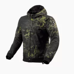 Geaca Moto Revit Saros WB negru/verde