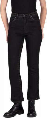 Jeans Moto dama Knox Cartmel SHORT negru-rugina