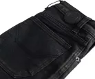 Jeans Moto dama Knox Cartmel SHORT negru-rugina