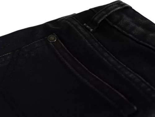 Jeans Moto dama Knox Cartmel SHORT negru-rugina