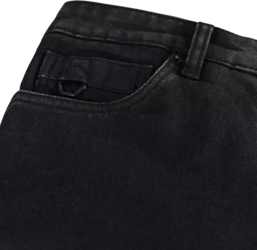 Jeans Moto dama Knox Cartmel SHORT negru-rugina