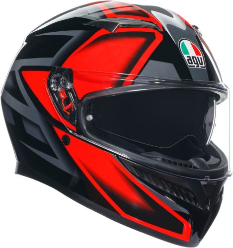 Casca AGV K3 E2206 Compound Negru / Rosie