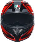 Casca AGV K3 E2206 Compound Negru / Rosie