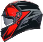 Casca AGV K3 E2206 Compound Negru / Rosie