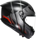 Casca AGV K6-S Karve Negru Mat / Gri / Rosu