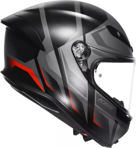 Casca AGV K6-S Karve Negru Mat / Gri / Rosu