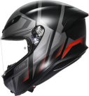 Casca AGV K6-S Karve Negru Mat / Gri / Rosu
