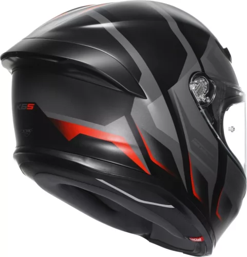 Casca AGV K6-S Karve Negru Mat / Gri / Rosu